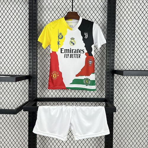 Cristiano Ronaldo 2025-26 all club mix Kids Kit
