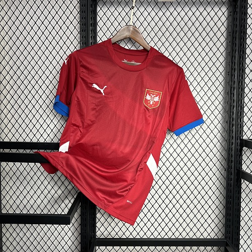 Serbia 2024-25 Euro Home Jersey