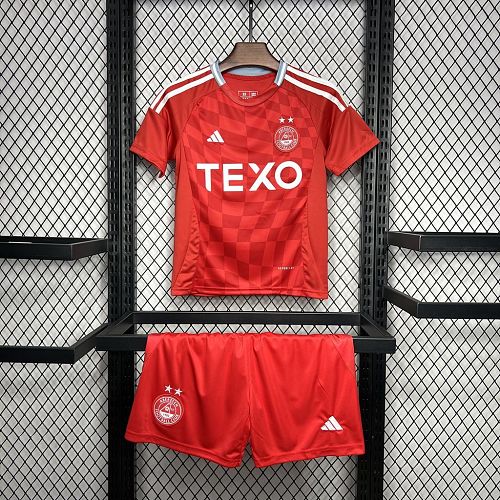 Aberdeen F.C 2024-25 Home Kids Kit