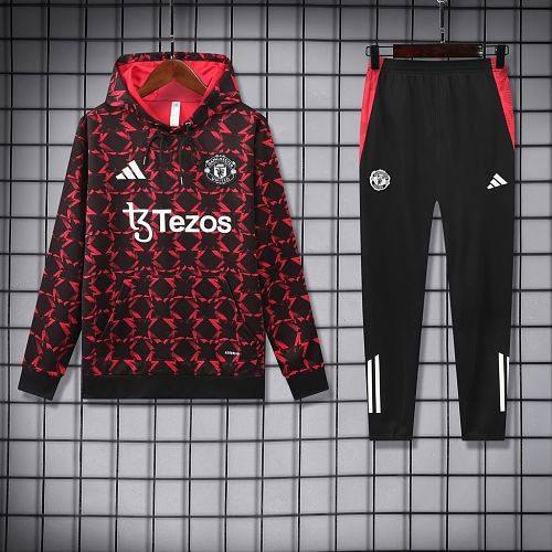 Manchester United Red 2025/26 Football Hoodie kit