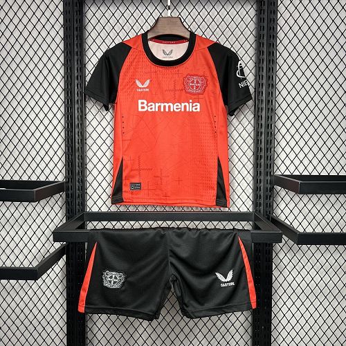Bayer 04 Leverkusen 2024-25 Home Kids Kit