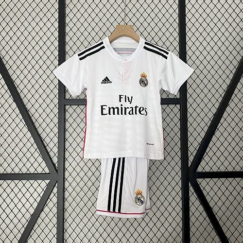 Real Madrid 14-15 Home Retro Kids Kit Size：16-28