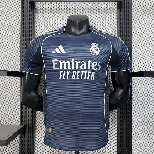 Real Madrid 2025-26 Away Jersey Player Version
