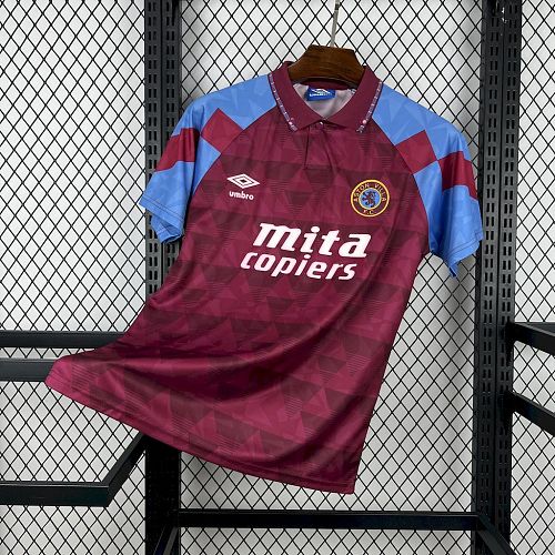 Aston Villa 90-92 Home Retro Jersey S-XXL