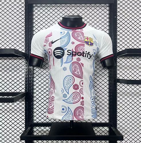 Barcelona 2024-25 Special Edition White Jersey Player Version