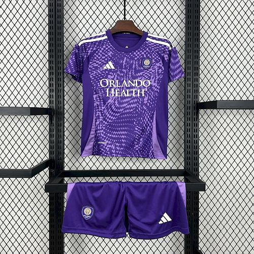 Orlando City 2025-26 Home Kids Kit