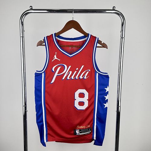 Philadelphia 76ers 2023-24 GEDRGE8 Jordan Jersey
