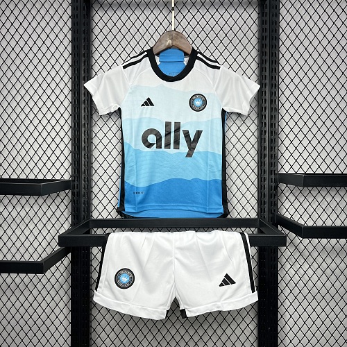 Charlotte FC 2024-25 Home Kids Kit
