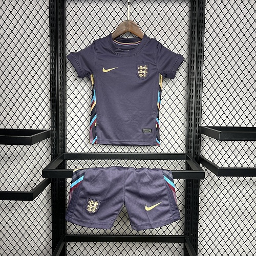 England 2024-25 Euro Away Kids Kit