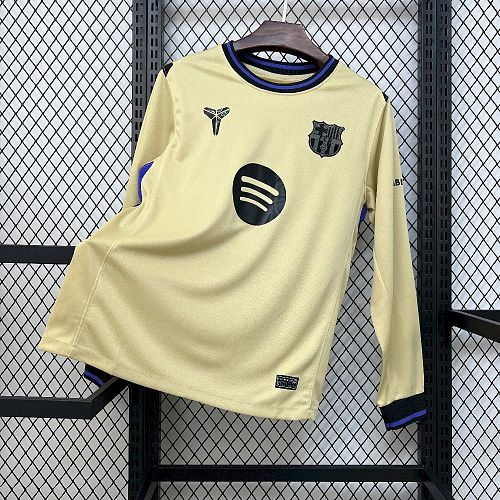 Barcelona 25-26 Away Long Sleeve Football Jersey S-3XL