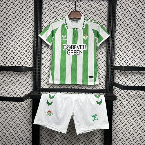 Real Betis 2024-25 Home Kids Kit