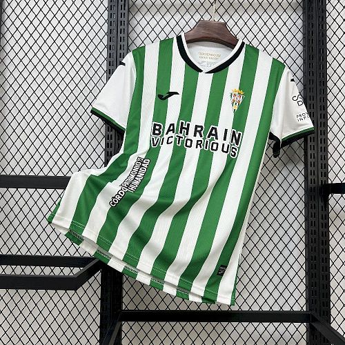 Cordoba 25-26 Home Full sponsor Football Jersey S-4XL