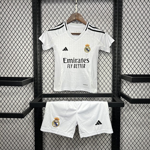 Real Madrid 2024-25 Home Kids Kit