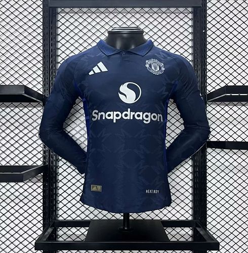 Manchester United 2024-25 Away Long Sleeves Jersey Player Version