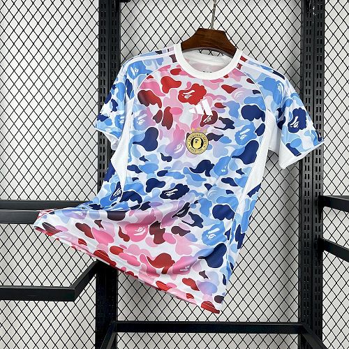 Adidas BAPE 25-26 Camo Football Jersey S-4XL 1