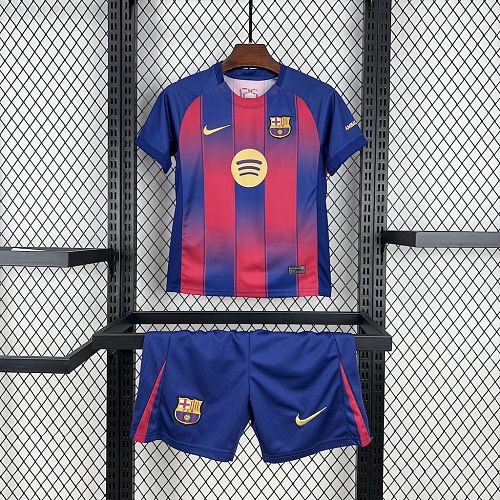 Barcelona Home 2025/26 Kids Kit