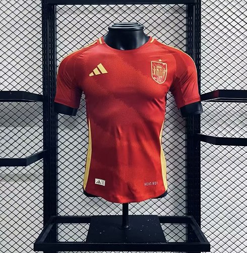 Spain 2024-25 Euro Home Jersey Player Version