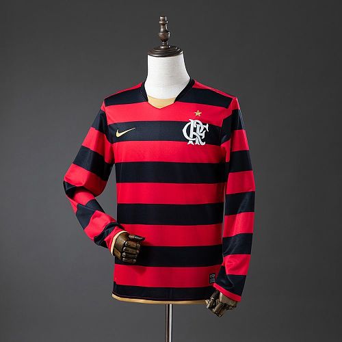 Flamengo Home 2008 Long Sleeves Retro jersey