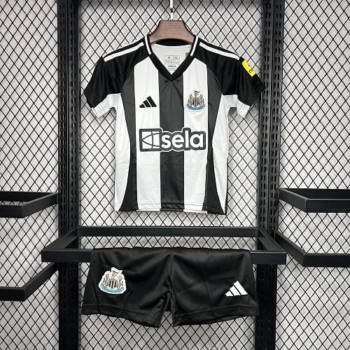 Newcastle United 2024-25 Home Kids Kit