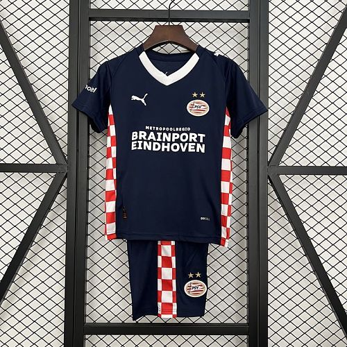 PSV Eindhoven 2025-26 Away Kids Kit Size 16-28