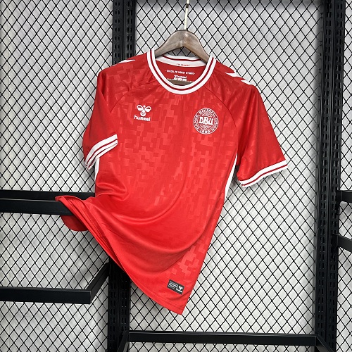 Denmark 2024-25 Euro Home Jersey