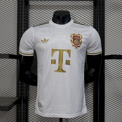 Bayern Munich 2024-25 125 Anniversary White Jersey Player Version