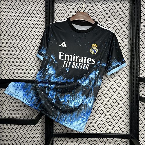 Real Madrid 2024-25 Ocean Blue Jersey S-XXL