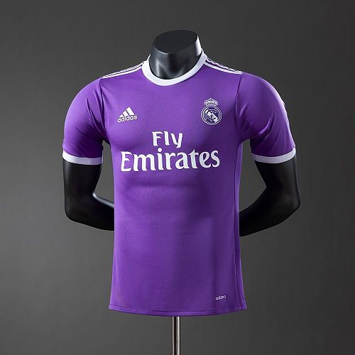 Real Madrid 16-17 Away player version Retro Jersey S-3XL