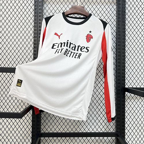 AC Milan 25-26 Away Long Sleeve Football Jersey S-3XL